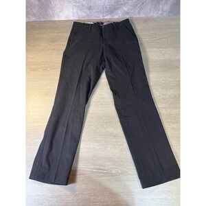 Dockers Workday Khaki Slim Fit Smart 360 Flex Pants Mens 32x32 Black BRAND NEW